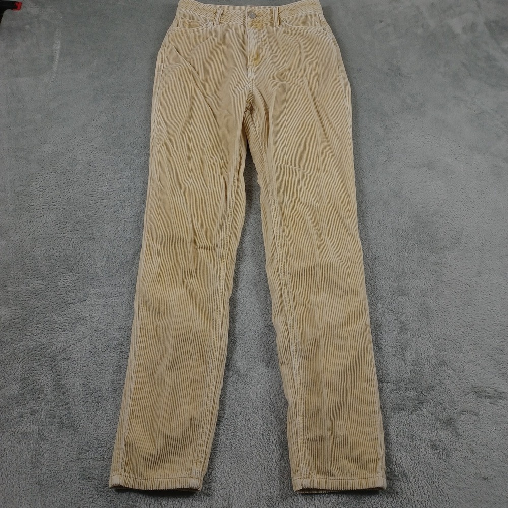 BDG Jeans Womens 26 Brown Corduroy High‎ Rise Mom Pockets Preppy